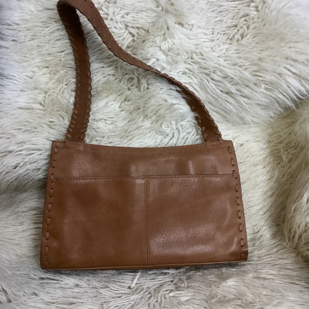 Fossil leather Embossed Purse With Fringe - Picture 4 of 7